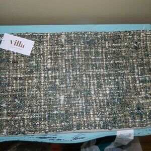 Pottery Barn/ Villa by Classic Torya Textured Blue Slate Lumbar Pillow Cover